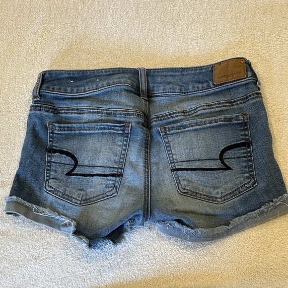 AE- Denim Blue Women's Shorts 4 - Picture 5 of 8